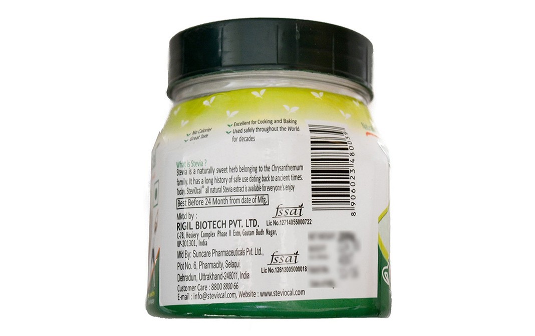 Stevi0cal All Natural Stevia Sweetener   Pack  200 grams
